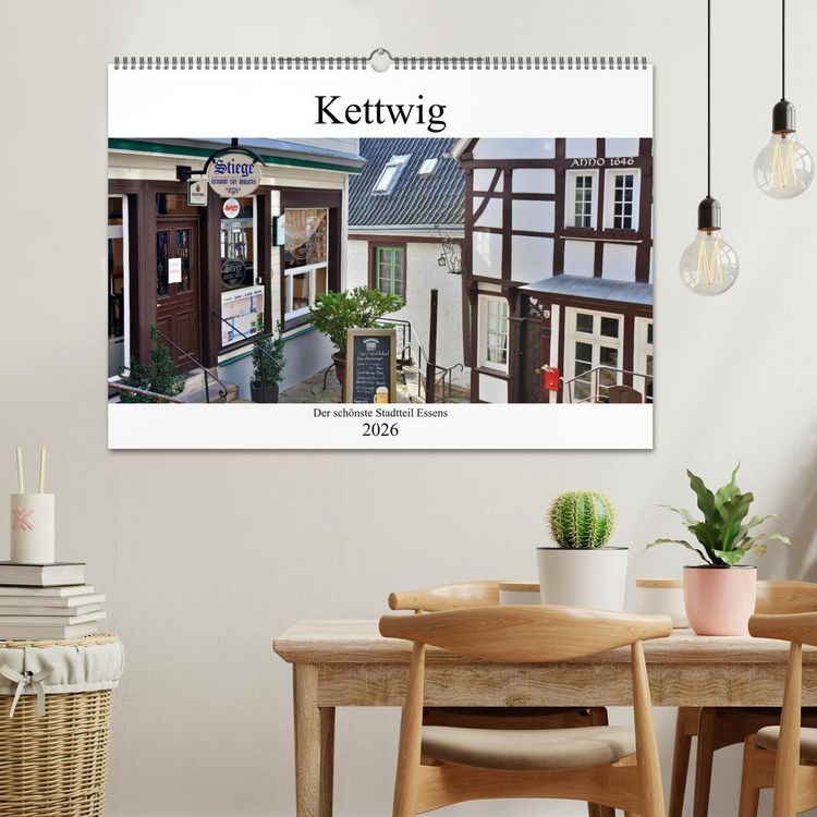 Produktbild: Kettwig der sch&ouml;nste Stadtteil Essens (Wandkalender 2026 DIN A2 quer), CALVENDO Monatskalender