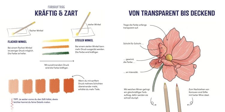 Produktbild: Colorful Secrets - Bl&uuml;tenerwachen (Ausmalen auf Zauberpapier)