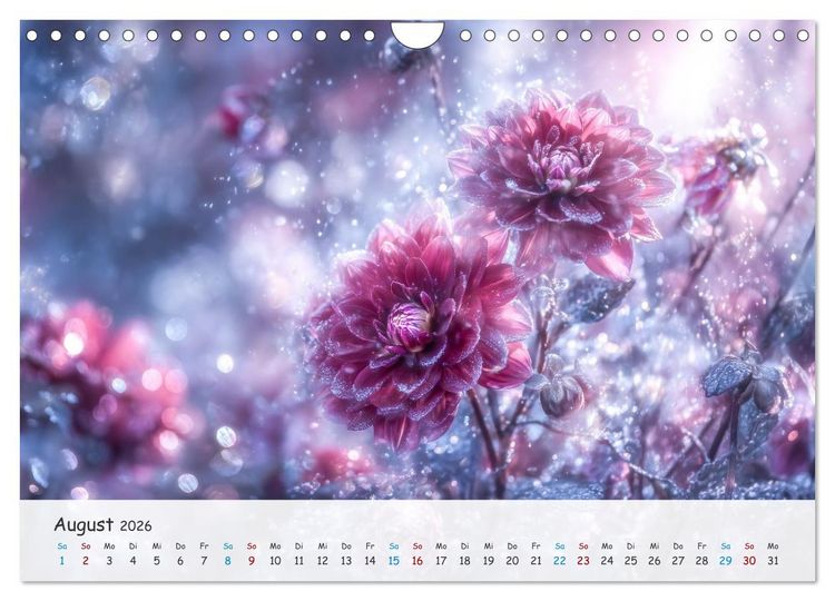 Produktbild: Florale Kompositionen (Wandkalender 2026 DIN A4 quer), CALVENDO Monatskalender