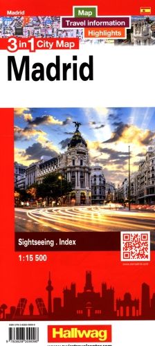 Produktbild: Hallwag Stadtplan Madrid