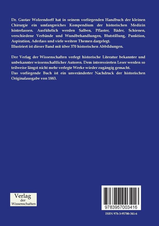 Produktbild: Handbuch der kleinen Chirurgie f&uuml;r praktische &Auml;rzte