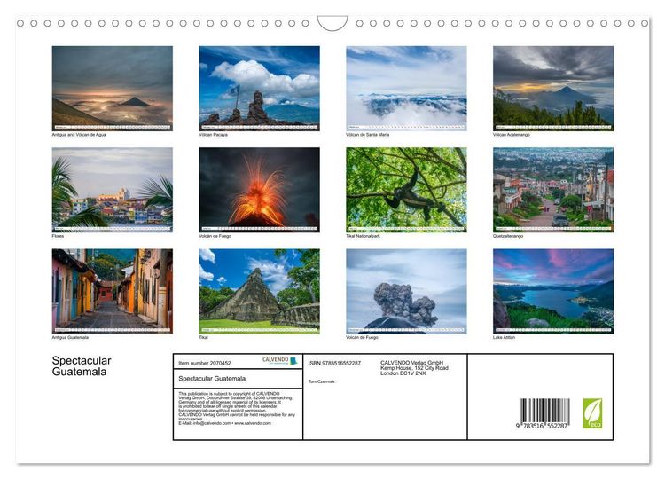 Produktbild: Spectacular Guatemala (Wall Calendar 2026 DIN A3 landscape), CALVENDO 12 Month Wall Calendar