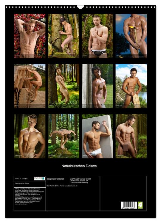 Produktbild: Naturburschen Deluxe (Wandkalender 2026 DIN A2 hoch), CALVENDO Monatskalender