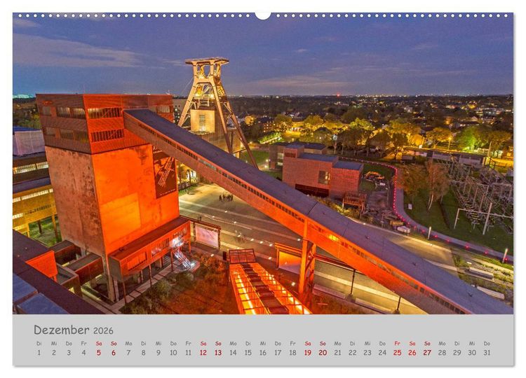 Produktbild: Das Ruhrgebiet Industrieromantik und Natur (hochwertiger Premium Wandkalender 2026 DIN A2 quer), Kunstdruck in Hochglanz