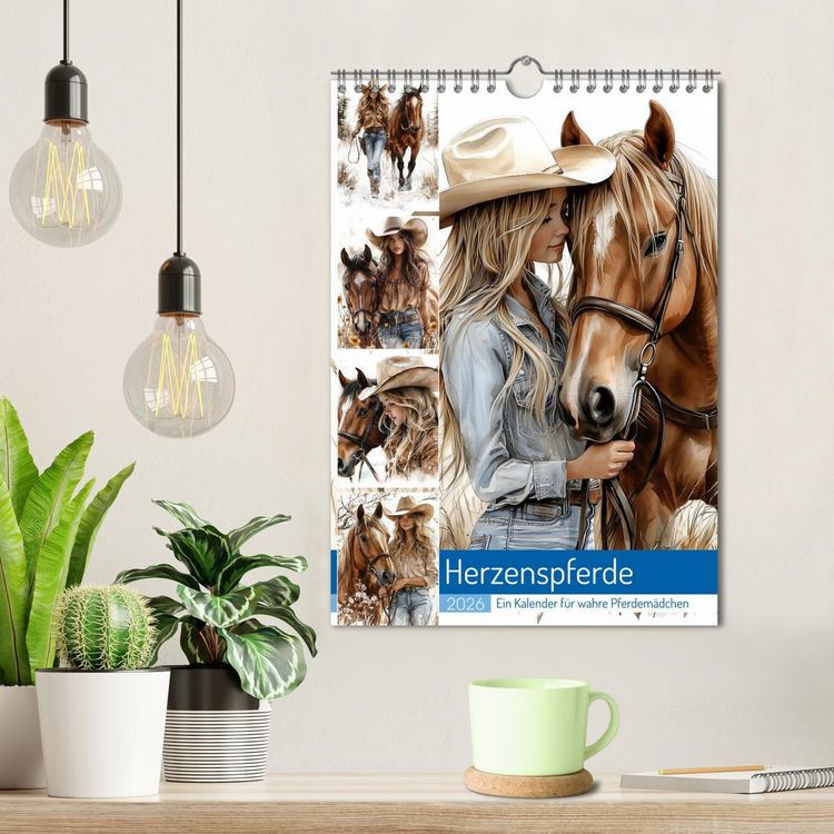 Produktbild: Herzenspferde (Wandkalender 2026 DIN A4 hoch), CALVENDO Monatskalender