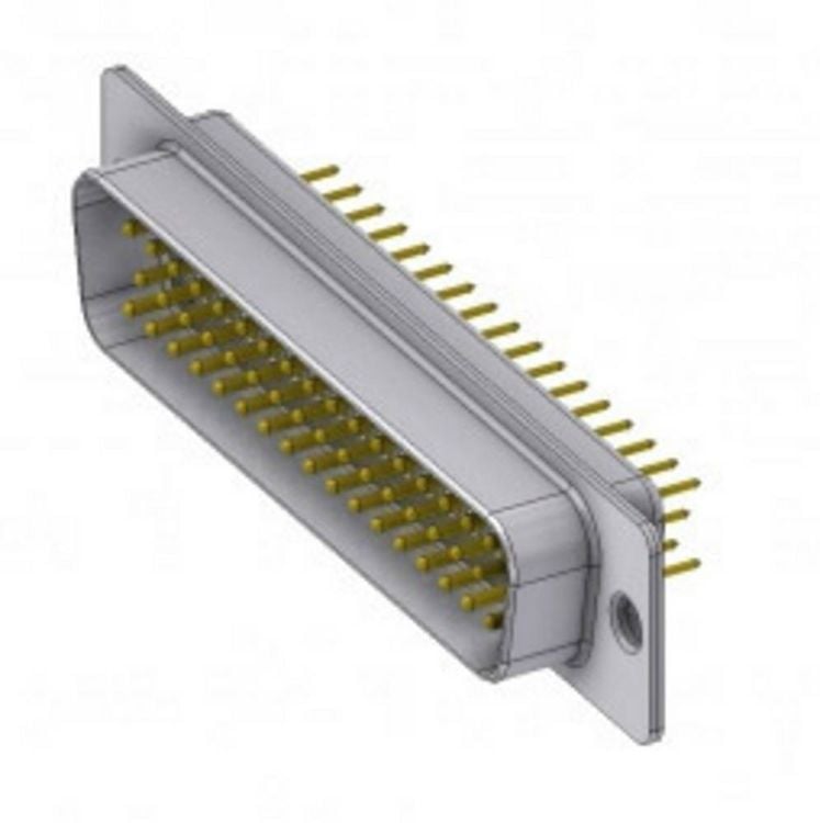 Produktbild: Deltron Connectors DT 50 PY/2 D-SUB Stecker 180&deg; Polzahl: 50 L&ouml;ten, Pins 1St.