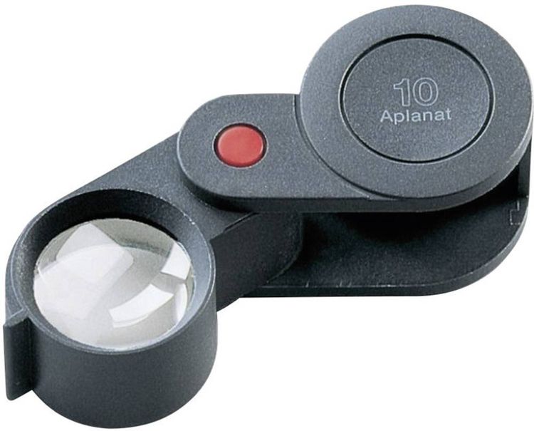 Produktbild: Eschenbach 118210 Einschlaglupe Vergr&ouml;&szlig;erungsfaktor: 10 x Linsengr&ouml;&szlig;e: (&Oslash;) 23mm Schwarz