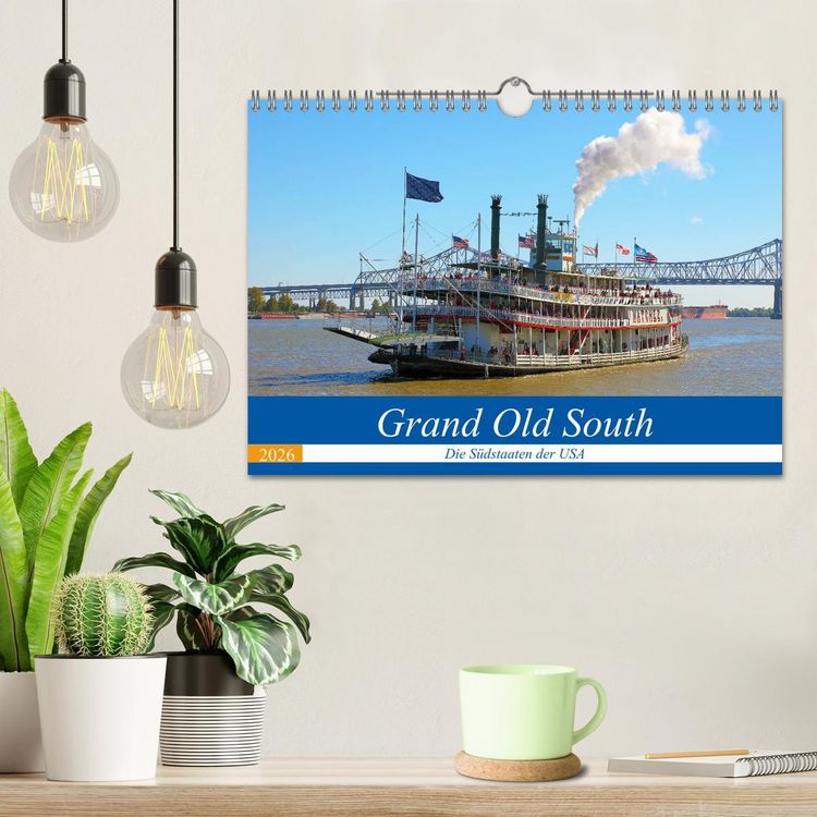 Produktbild: Grand Old South - Die S&uuml;dstaaten der USA (Wandkalender 2026 DIN A4 quer), CALVENDO Monatskalender