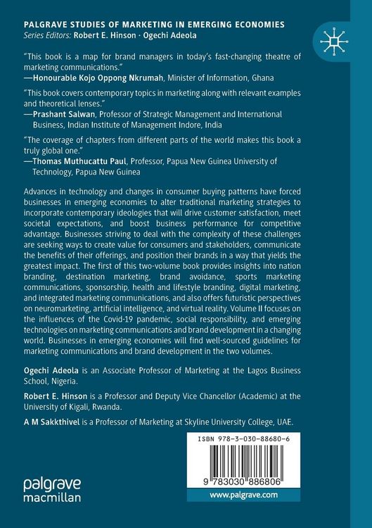 Produktbild: Marketing Communications and Brand Development in Emerging Economies Volume I