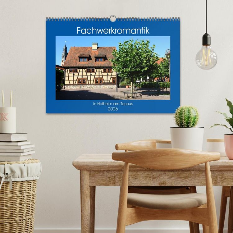 Produktbild: Fachwerkromantik in Hofheim am Taunus (Wandkalender 2026 DIN A3 quer), CALVENDO Monatskalender