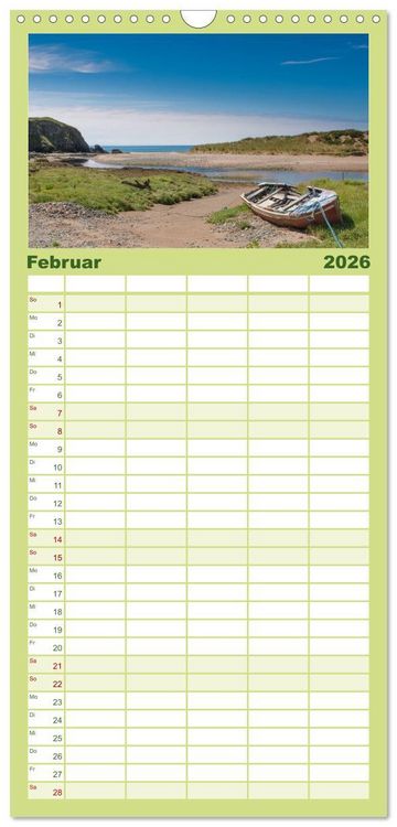Produktbild: Familienplaner 2026 - Irland. Wild Atlantic Views. mit 5 Spalten (Wandkalender, 21 x 45 cm) CALVENDO