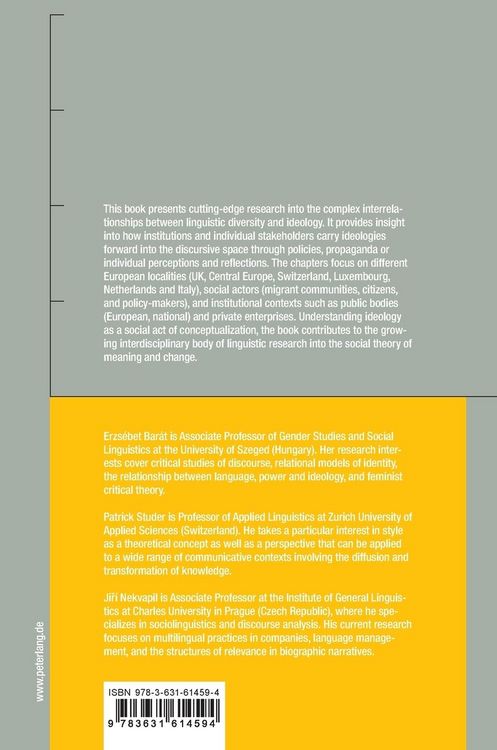 Produktbild: Ideological Conceptualizations of Language