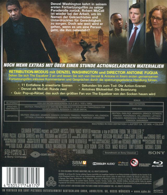 Produktbild: The Equalizer 2