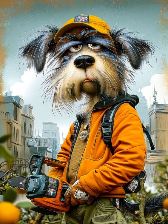 Produktbild: CALVENDO Puzzle Mit meiner Baums&auml;ge bin ich ein gefragter G&auml;rtner | 1000 Teile Lege-Gr&ouml;&szlig;e 64x48cm Foto-Puzzle f&uuml;r gl&uuml;ckliche Stunden
