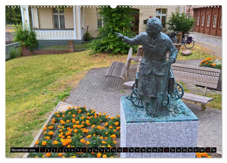 Produktbild: Grabow - Fachwerkstadt an der Elde (hochwertiger Premium Wandkalender 2026 DIN A2 quer), Kunstdruck in Hochglanz