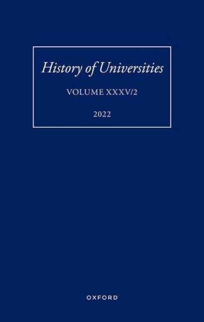 Produktbild: History of Universities: Volume XXXV / 2