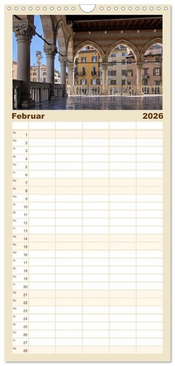 Produktbild: Familienplaner 2026 - Friaul-Julisch Venetien - zwischen Alpen und Adria mit 5 Spalten (Wandkalender, 21 x 45 cm) CALVENDO