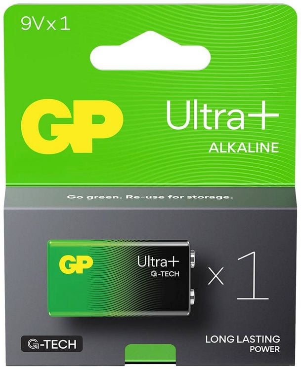 Produktbild: GP Ultra Plus 9V Block-Batterie Alkali-Mangan 9V 1St.