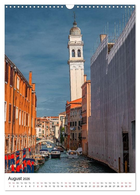 Produktbild: Italy, Venice - Immortal City on Water (Wall Calendar 2026 DIN A3 portrait), CALVENDO 12 Month Wall Calendar