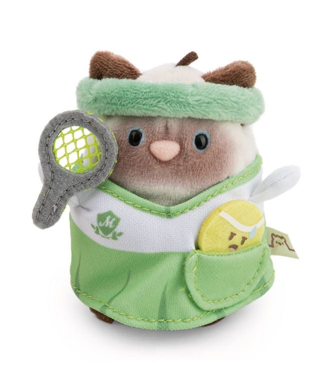 Produktbild: NICI - Set Kuscheltier Siamkatze Siamy 8cm mit Tennisball u. Tenniskost&uuml;m in Geschenkbox 8,5x6,5x10c
