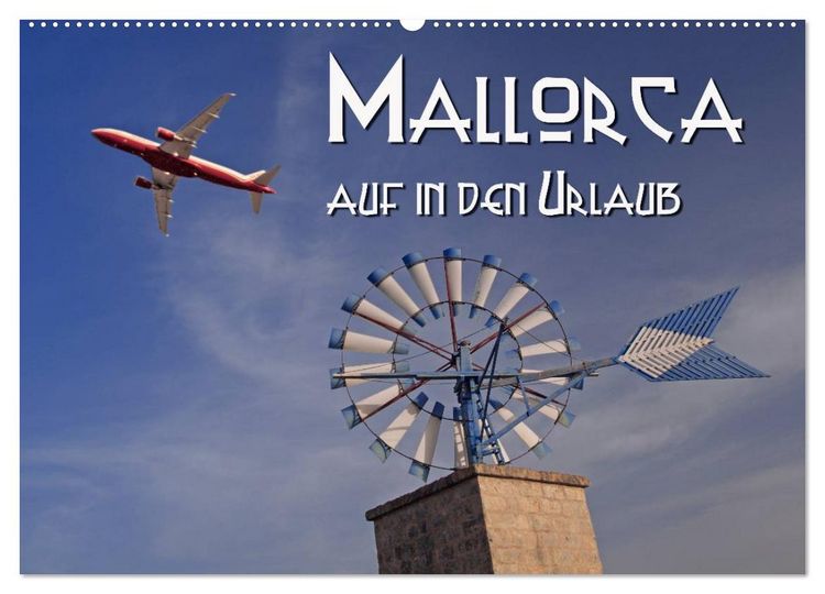Produktbild: Mallorca - auf in den Urlaub (Wandkalender 2026 DIN A2 quer), CALVENDO Monatskalender