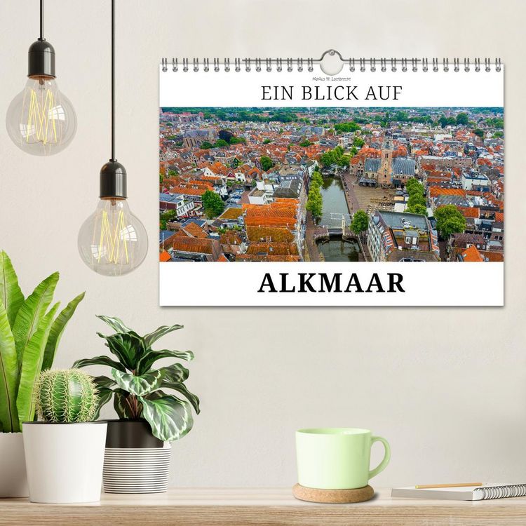 Produktbild: Ein Blick auf Alkmaar (Wandkalender 2026 DIN A4 quer), CALVENDO Monatskalender