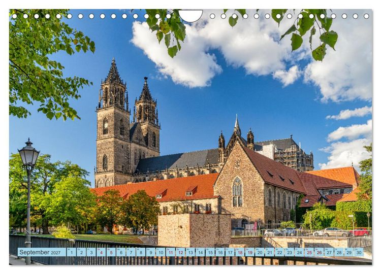 Produktbild: Magdeburger Dom 2027 (Wandkalender 2027 DIN A4 quer), CALVENDO Monatskalender