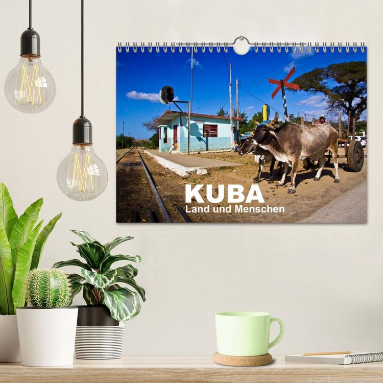 Produktbild: KUBA - Land und Menschen (Wandkalender 2026 DIN A4 quer), CALVENDO Monatskalender