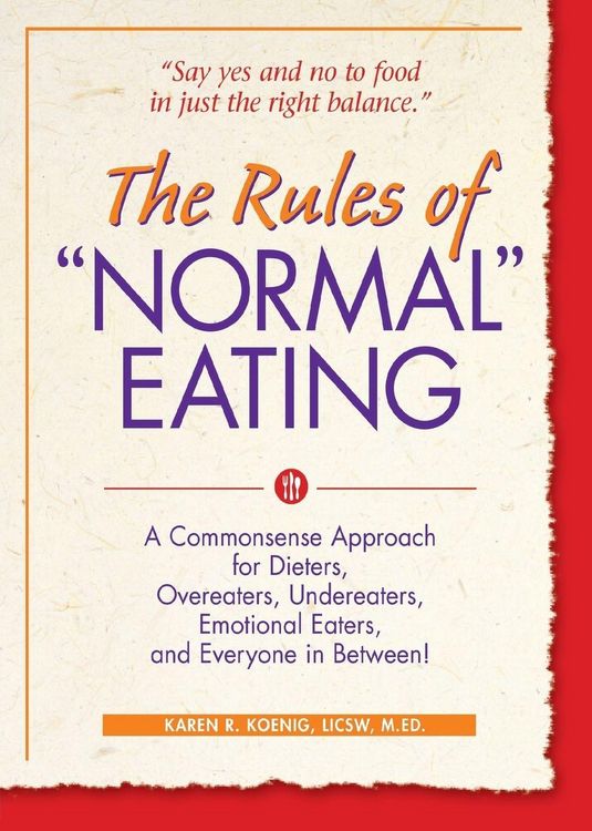 Produktbild: The Rules of "Normal" Eating
