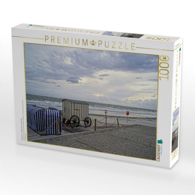 Produktbild: CALVENDO Puzzle Norderney - Badekultur der Vorv&auml;ter | 1000 Teile Lege-Gr&ouml;&szlig;e 64x48cm Foto-Puzzle f&uuml;r gl&uuml;ckliche Stunden