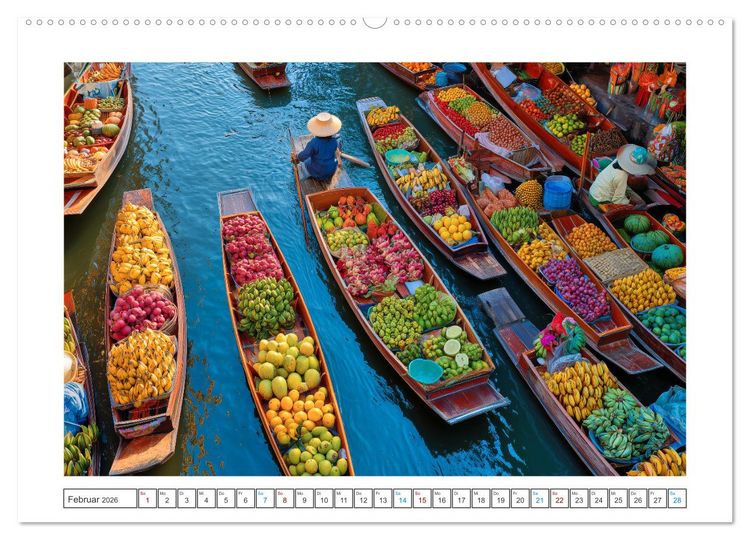 Produktbild: City Dreams & Travel Vibes (Wandkalender 2026 DIN A2 quer), CALVENDO Monatskalender