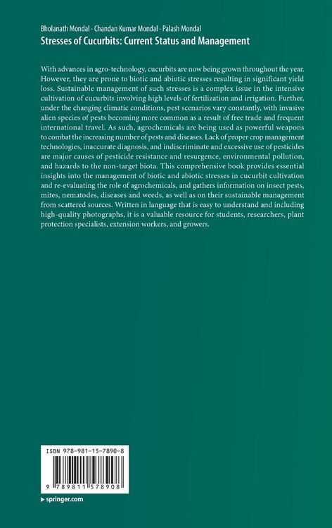 Produktbild: Stresses of Cucurbits: Current Status and Management