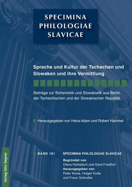 Produktbild: Sprache und Kultur der Tschechen und Slowaken und ihre Vermittlung