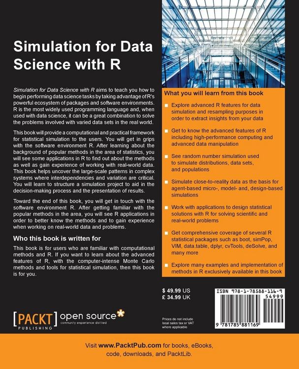 Produktbild: Simulation for Data Science with R