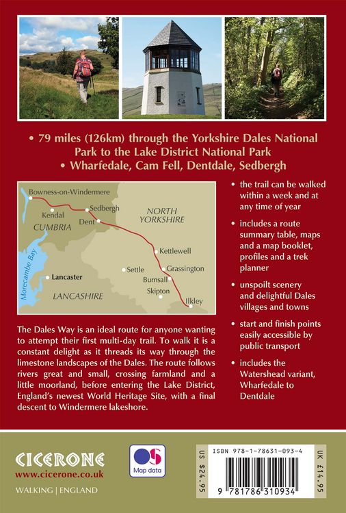 Produktbild: Walking the Dales Way
