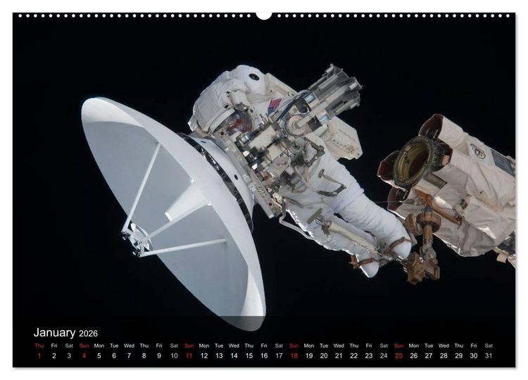 Produktbild: Space and Universe (High Quality Premium Wall Calendar 2026 DIN A2 landscape),CALVENDO 12 Month Wall Calendar