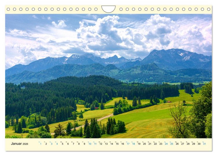 Produktbild: Beschauliches Bayern (Wandkalender 2026 DIN A4 quer), CALVENDO Monatskalender
