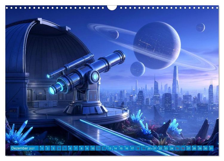 Produktbild: Die Sehnsucht nach den Sternen (Wandkalender 2027 DIN A3 quer), CALVENDO Monatskalender