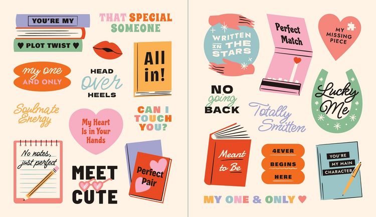 Produktbild: A Romance Reader's Sticker Book