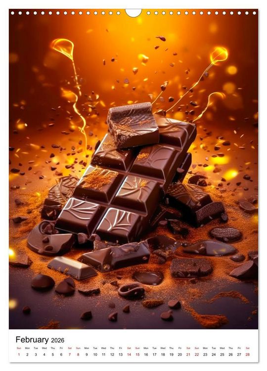 Produktbild: Choco Delight (Wall Calendar 2026 DIN A3 portrait), CALVENDO 12 Month Wall Calendar