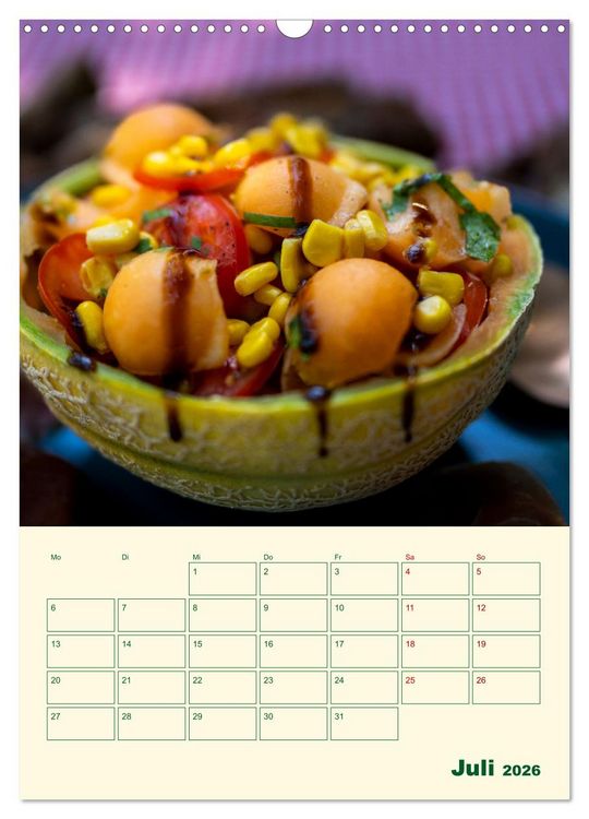 Produktbild: Vegetarische Vier Jahreszeiten (Wandkalender 2026 DIN A3 hoch), CALVENDO Monatskalender