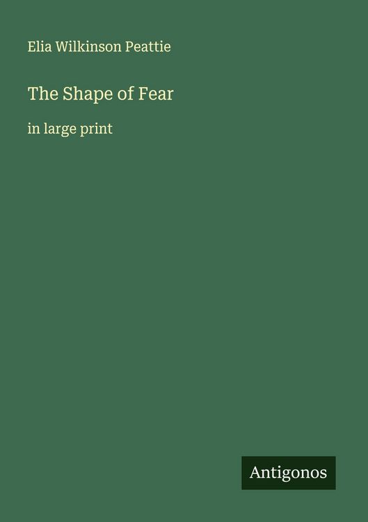 Produktbild: The Shape of Fear