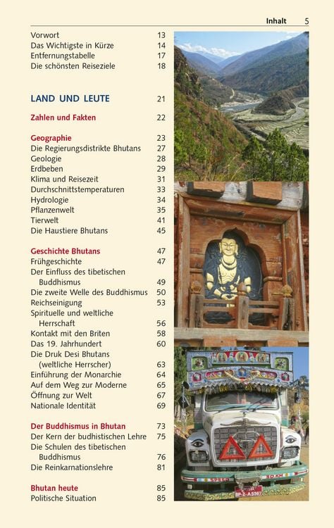 Produktbild: TRESCHER Reisef&uuml;hrer Bhutan