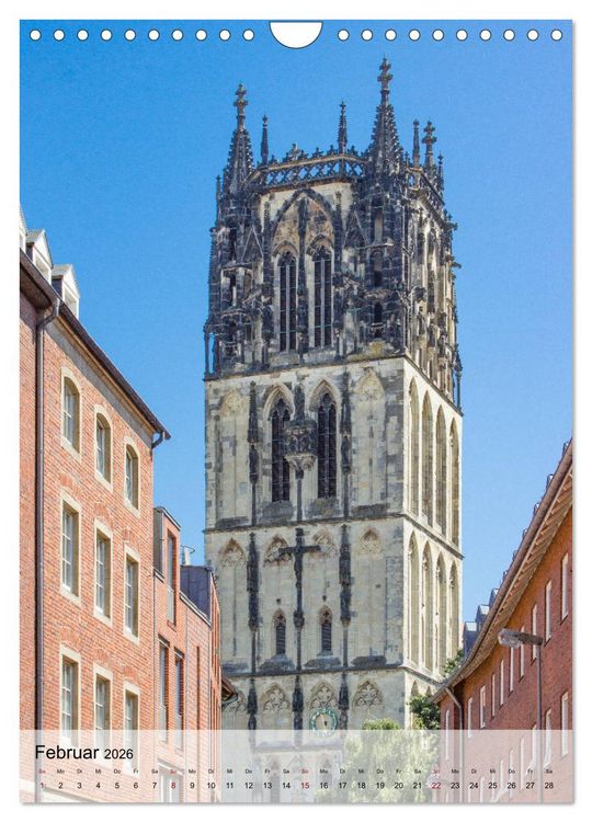 Produktbild: Historisches M&uuml;nster (Wandkalender 2026 DIN A4 hoch), CALVENDO Monatskalender