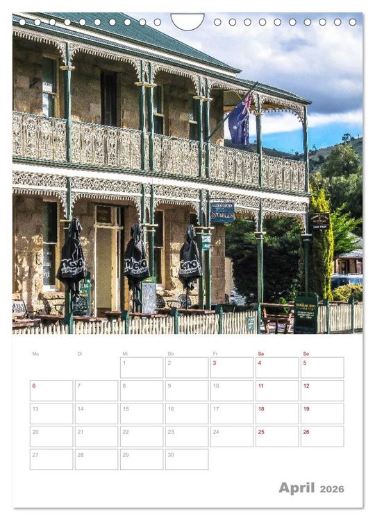 Produktbild: g'day Australien 2026 (Wandkalender 2026 DIN A4 hoch), CALVENDO Monatskalender