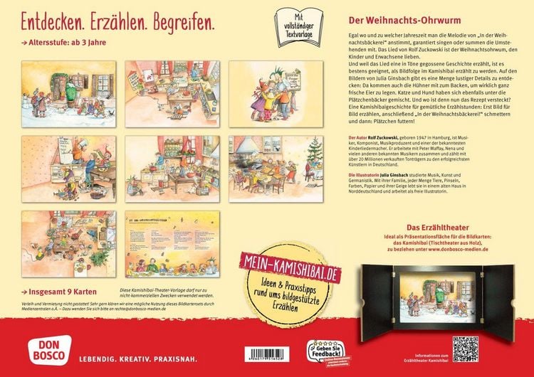 Produktbild: In der Weihnachtsb&auml;ckerei. Kamishibai Bildkartenset