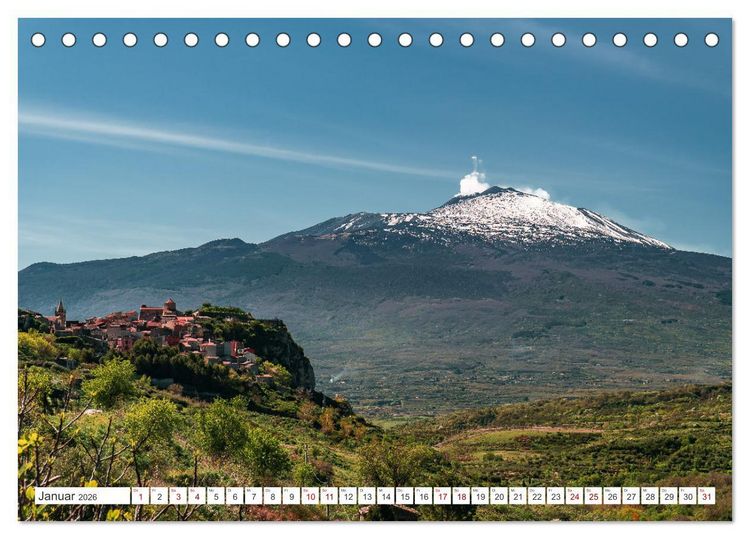 Produktbild: &Auml;tna - Europas h&ouml;chster Vulkan (Tischkalender 2026 DIN A5 quer), CALVENDO Monatskalender