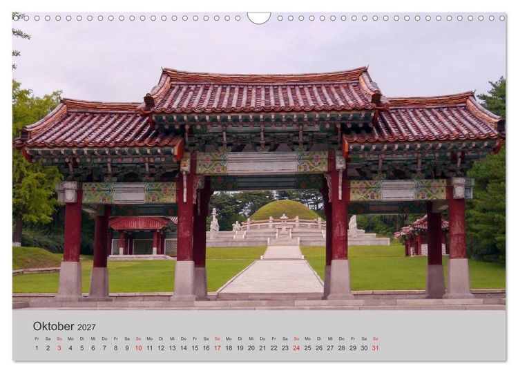 Produktbild: Impressionen aus Nordkorea (Wandkalender 2027 DIN A3 quer), CALVENDO Monatskalender