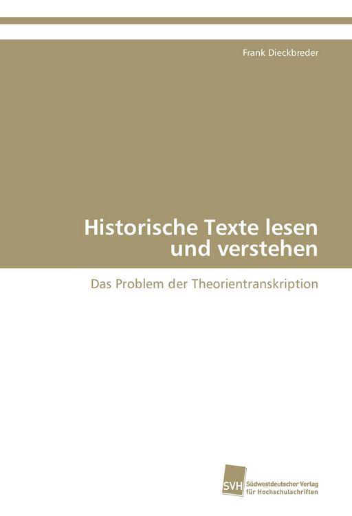 Produktbild: Historische Texte lesen und verstehen
