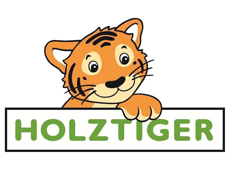 Produktbild: Holztiger Tiger, laufend, Holz